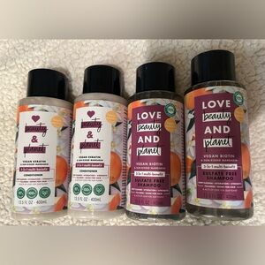 4 Love Beauty & Planet Vegan Shampoo & Conditioner Set Sun Kissed Mandarin